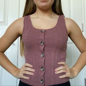 American Eagle Button Down Tank